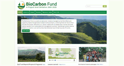 Desktop Screenshot of biocarbonfund.org